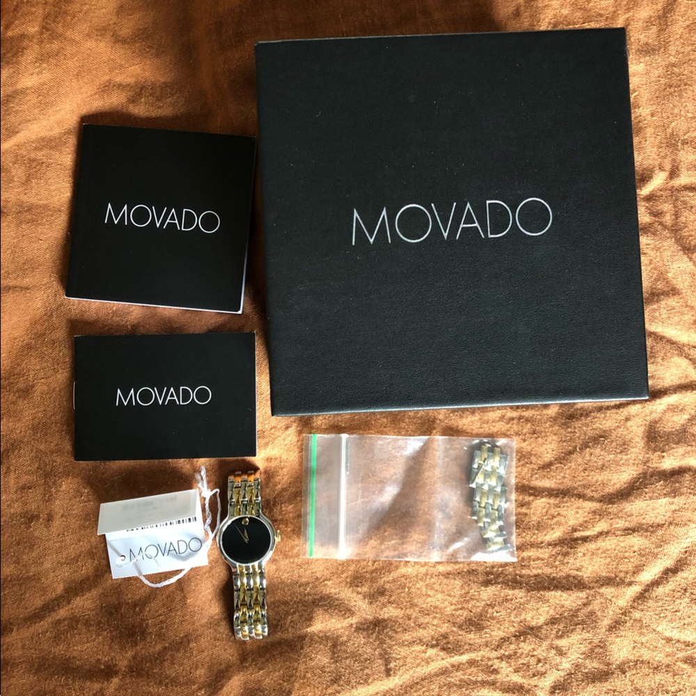 Movado veturi two tone watch 0606933 - Picture 4 of 5